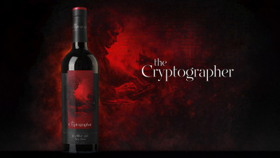 Cryptographer Wine Label - Image 1