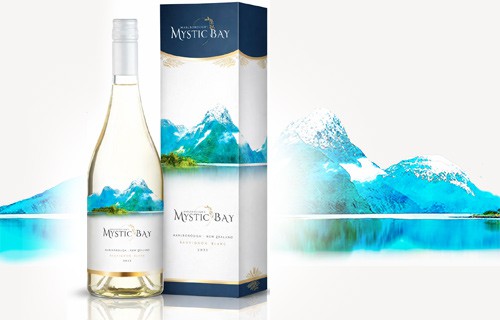 Mystic Bay Wine Label